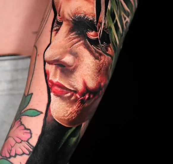 The Joker, second détail rapproché